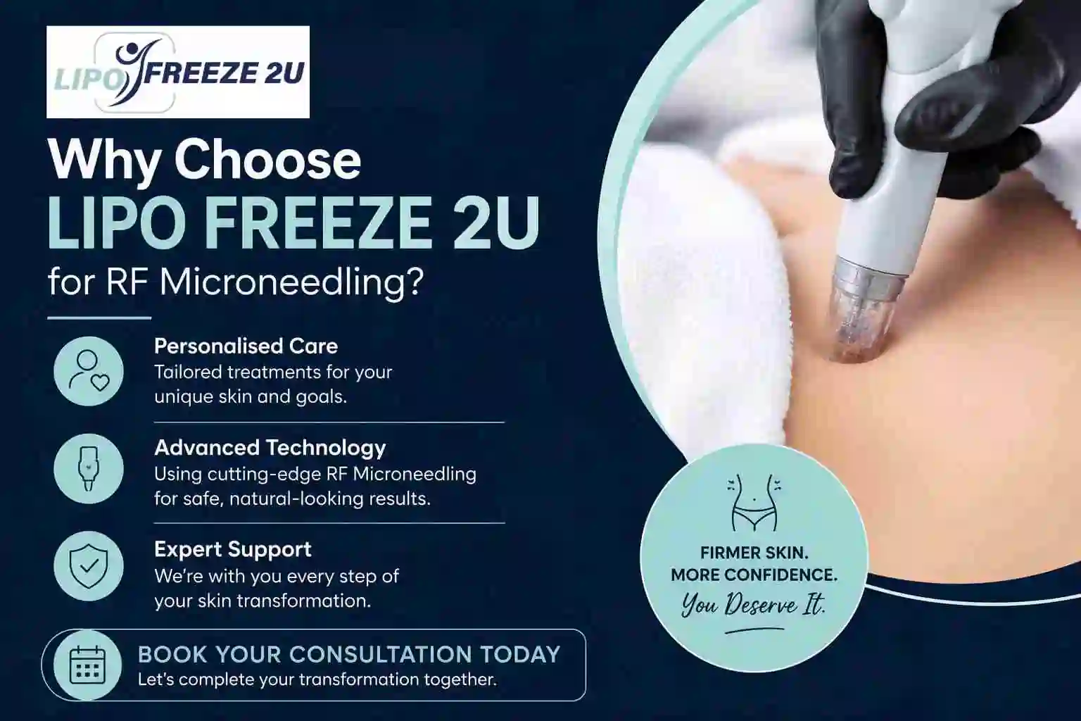 Why Choose LIPO FREEZE 2U for RF Microneedling Solihull?